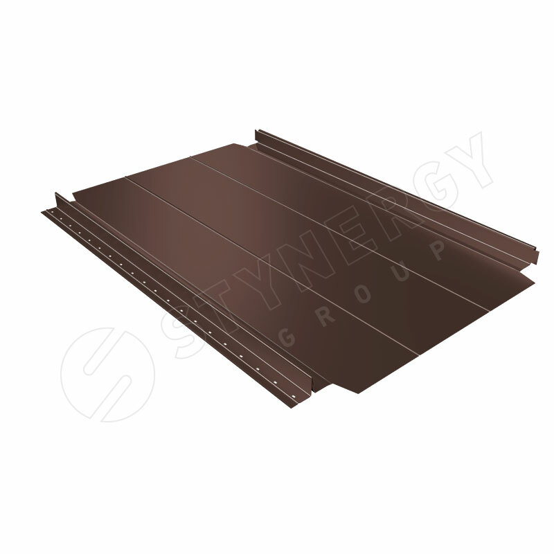 Smart Фальц Pro широкое ребро жесткости PURRUS® RAL 8017 0.50