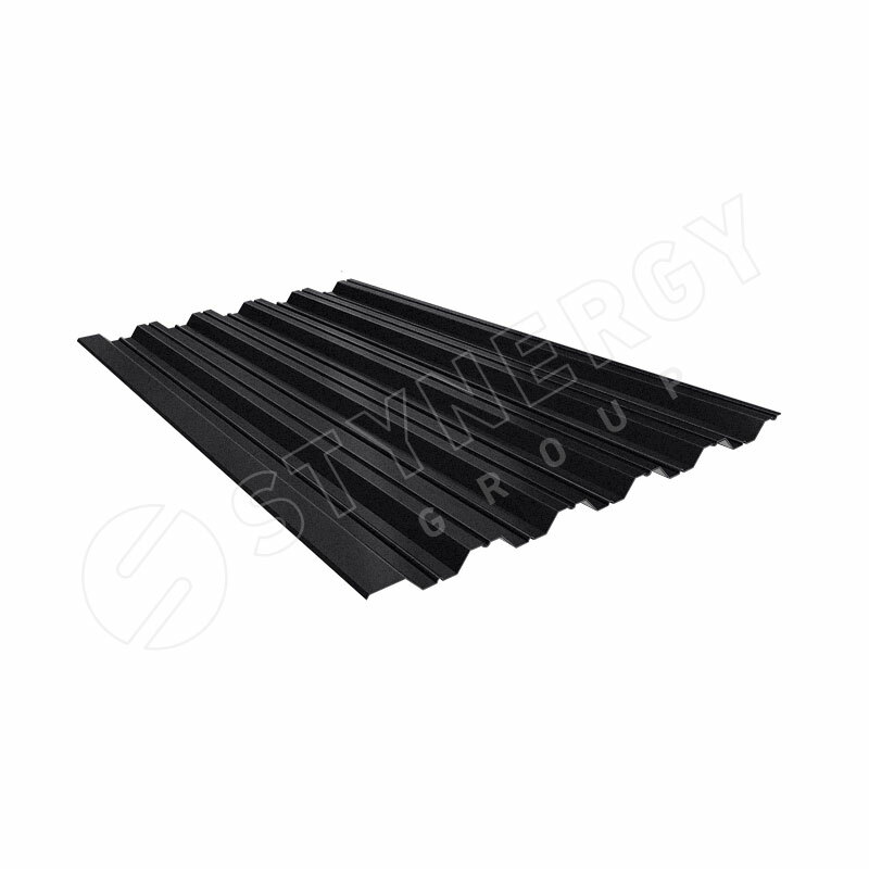 Профнастил НС35 GRAPHITE45® RAL 9005 (глубокий черный) 0.45 A(цена за м.кв)
