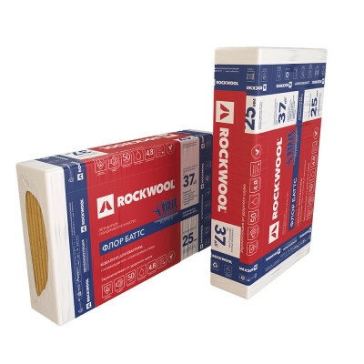 ROCKWOOL Флор баттс 1000*600* 25 (12шт) (7,2м2)